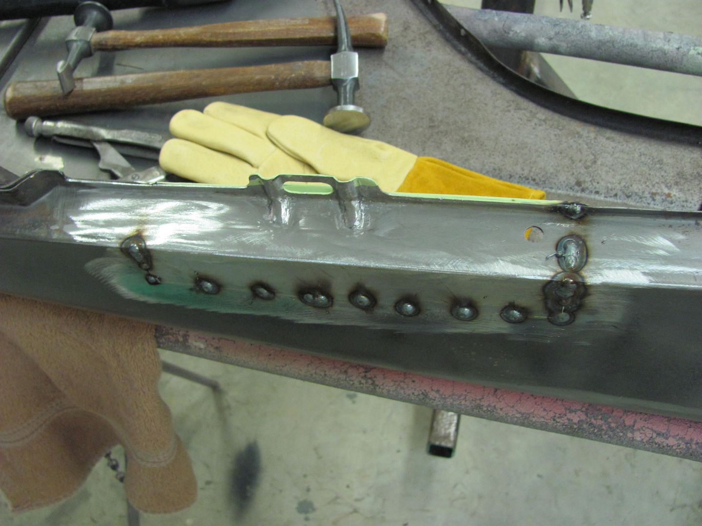 Fender rust repair...up top this time Chevy Message Forum